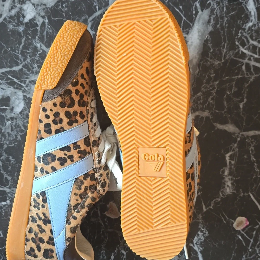 Gola Women's Leopard Print Sneakers with Blue Accents Retail $110.00US - Picture 10 of 16